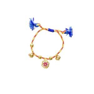 NEW MONOKI women's soleil bracelet in blue tassel